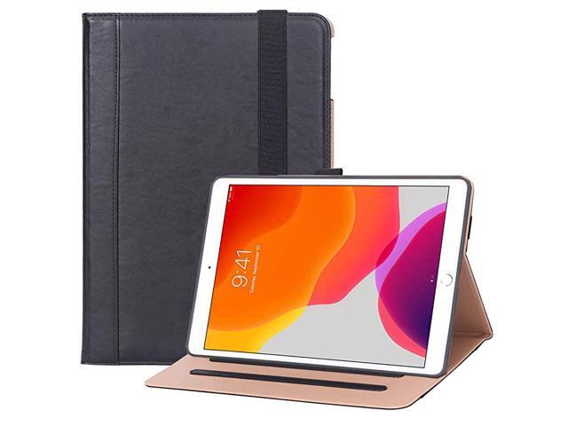 New iPad 102 Case 2020 8th Generation 2019 7th Generation Premium PU Leather Protective Cover Stand Folio Case with Strap for 102 iPad 8th iPad 7th