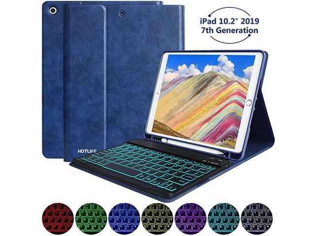 Case Keyboard for 1028th Generation Keyboard case 20207th Gen with Backlit Wireless Detachable BT KeyboardBuiltin Pencil HolderThin Slim Smart