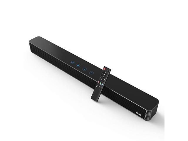 Soundbar 32Inch 80W Sound Bar with Subwoofer Connection Port Wired and Wireless Bluetooth 50 Speaker for TV 6 Drivers Touch Control Wall Mountable