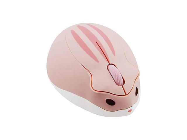 Wireless Mouse Cute Hamster Shape Less Noice Portable Mobile Optical 1200DPI USB Mice Cordless Mouse for PC Laptop Computer Notebook MacBook Kids