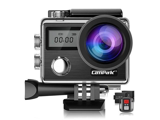 X20 4K Action Camera 20MP with EIS Touch Screen Remote Control Waterproof Camera 30M 170° Adjustable View Angle 2 Batteries and Accessories Kit