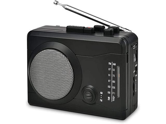 USB Cassette Player Personal Audio Recorder Builtin Speaker Radio Recording Cassette Tape to Digital MP3 Converter