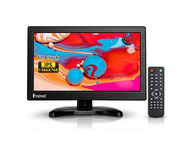 Small HDMI Monitor 12 Inch Monitor 1366x768 IPS Screen CCTV Security Monitor Small PC Screen Raspberry Pi Monitor with HDMI VGA AV BNC Input