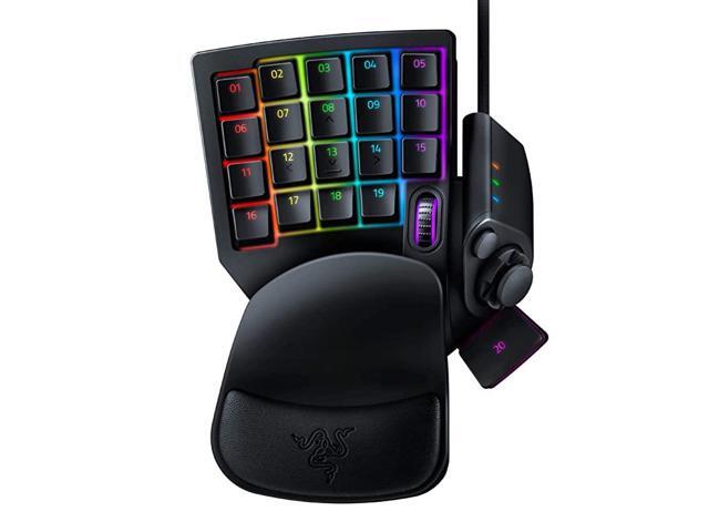 Tartarus v2 Gaming Keypad MechaMembrane Key Switches 32 Programmable Keys Customizable Chroma RGB Lighting Programmable Macros Classic Black