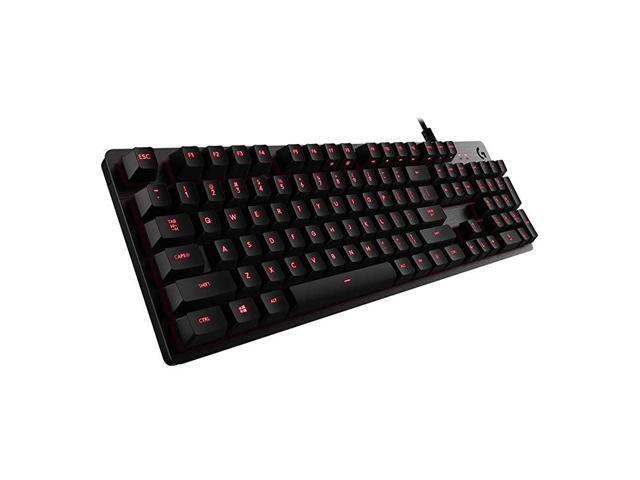 413 Backlit Mechanical Gaming Keyboard with USB Passthrough Carbon