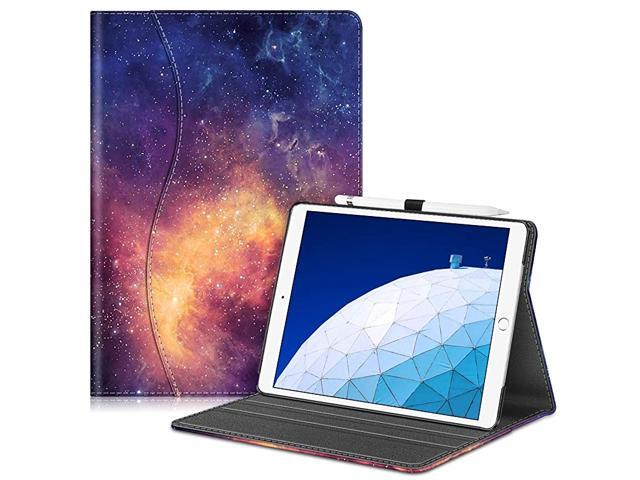 Case for iPad Air 3rd Gen 105 2019 iPad Pro 105 2017 Sleek Shield Premium PU Leather Slim Fit Multi Angle Stand Cover with Pocket Pencil Holder