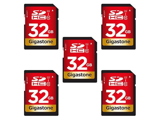 32GB 5 Pack SD Card UHSI U1 Class 10 SDHC Memory Card HighSpeed Full HD Video Canon Nikon Sony Pentax Kodak Olympus Panasonic Digital Camera