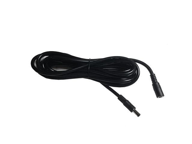 HDCX12T 12ft 21mm x 55mm DC Power Adapter Extension Cable 18AWG Heavy Duty Cord for 12V 24V Wireless Camera LED and More