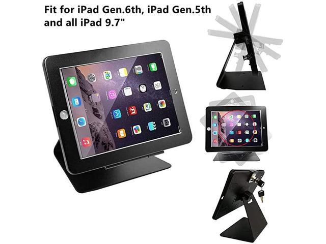 iPad Desktop AntiTheft Security Kiosk POS Stand Holder Enclosure with Lock Key for Tablets iPad 234 iPad air iPad air 2 iPad Pro 97 iPad 2017 2018