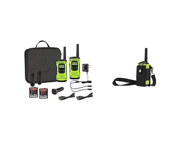 T605 Talkabout 2 Pack Bundle Bundle with MOTDB PMLN7706AR Talkabout TwoWay Radio Carry Pouch