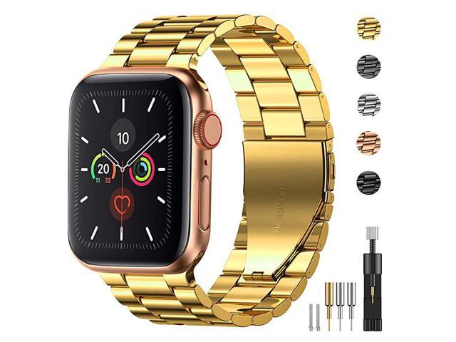 Stainless Steel Metal Band for Apple Watch 38404244mm Strap Replacement Link Bracelet Band Compatible with Apple Watch Series 6 Apple Watch Series
