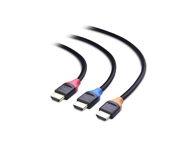 3Pack High Speed HDMI to HDMI 10 Feet with HDR and 4K Resolution Support