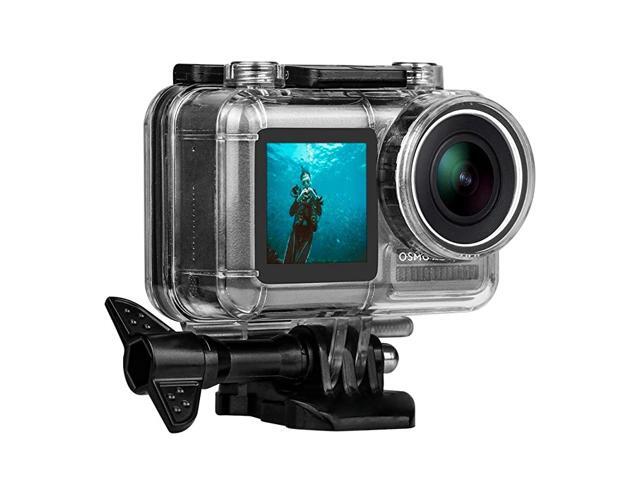 Waterproof Case for DJI OSMO Action Camera 131FT40M Underwater Photography Housing Protective Shell with 9H Screen Protector Anti Fog Inserts for