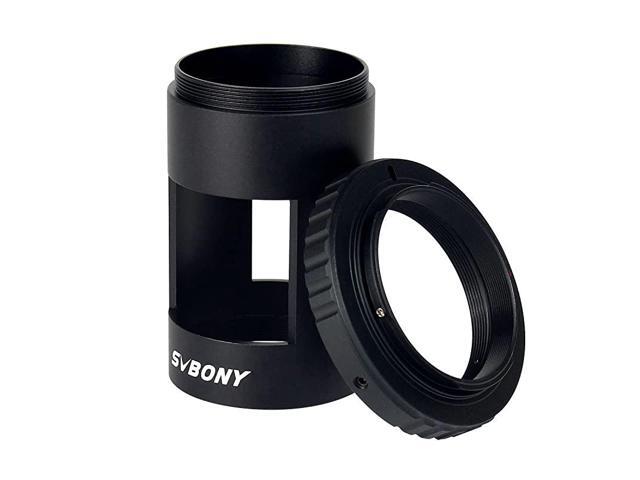 Full Metal Spotting Scope Camera Adapter with T Ring Adapter for Nikon M42 Thread for SV13 Spotting Scope Take Photos and Videos