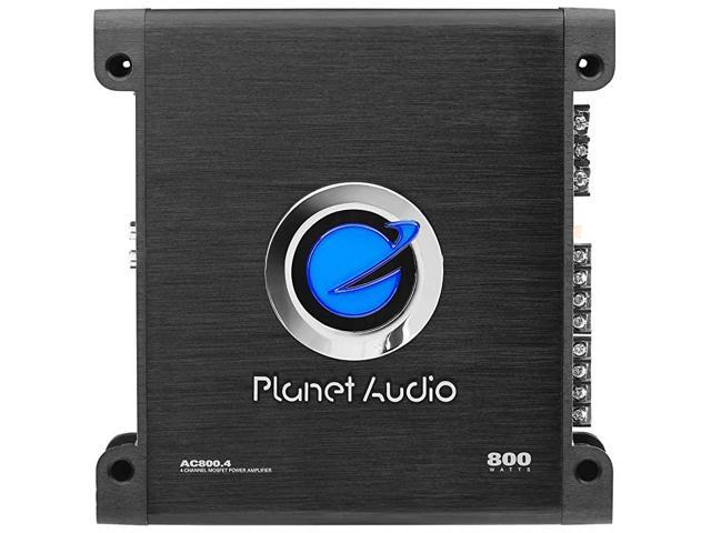 AC8004 4 Channel Car Amplifier 800 Watts Full Range Class AB 24 Ohm Stable Mosfet Power Supply Bridgeable