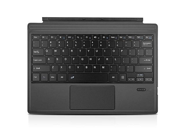 Surface Pro 6 Surface Pro 5 Pro 2017 Pro 4 Pro 3 Type Cover Lightweight Slim Wireless Bluetooth Keyboard Two Button Trackpad Builtin Rechargeable