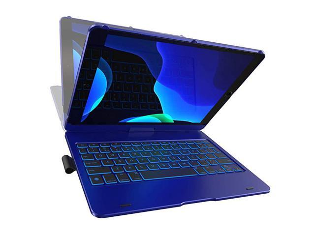 Keyboard Case for 102inch 8th Generation 2020 7th Gen Air 3 Pro 105 in 11 Colors 10 Color Backlight 7 Modes 360° Rotatable Slim Protective Cover