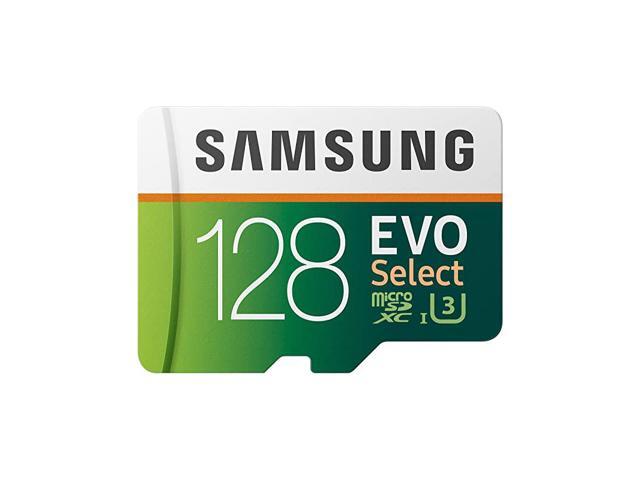 EVO Select 128GB MicroSDXC UHSI U3 100MBs Full HD 4K UHD Memory Card with Adapter MBME128HA