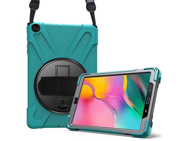 Galaxy Tab A 101 2019 Case T510 T515 T517 Rugged Heavy Duty Shockproof Rotating Kickstand Protective Cover Case for 101 Inch Galaxy Tab A Tablet