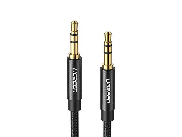 35mm Adudio Cable Stereo Auxiliary AUX Cord GoldPlated Male to Male Braided Cable for Car Home Stereos Headphone Speaker MP3 Compatible with Beats