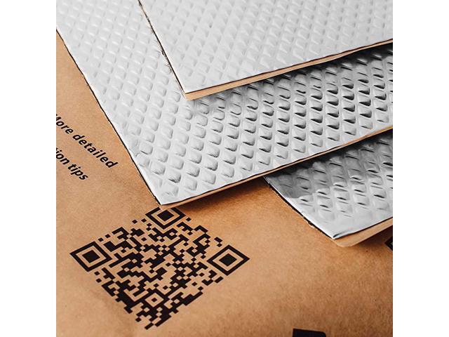 80 mil 10 sqft car Sound deadening mat Butyl Automotive Sound Deadener Audio Noise Insulation and dampening
