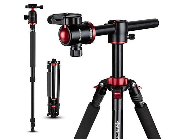 Camera Tripod Tripod for Canon Nikon Sony DSLR Camera 75 inches Aluminum Alloy Tripod with 360 Degree Ball Head and Rotatable Center Column