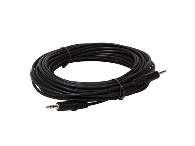 50 Feet Extra Long Professional Quality Nickel Plated 35 mm MaleMale Stereo Audio Cable