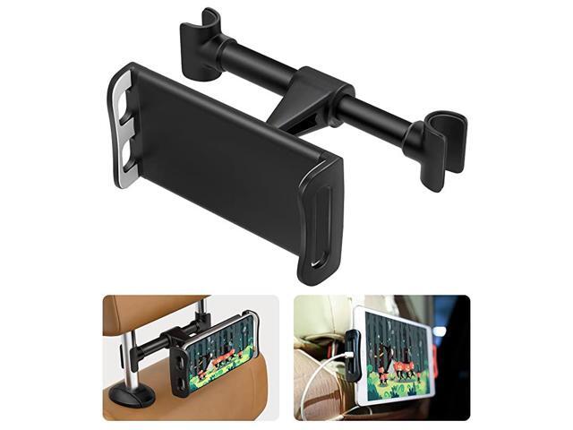 Headrest PhoneTablet Car Mount Adjustable Tablet Holder for 411 Devices Fit with 12 Pro Max 12 Mini 11 Pro Max iPhone SE iPad Pro 11 Air 4 3 iPad