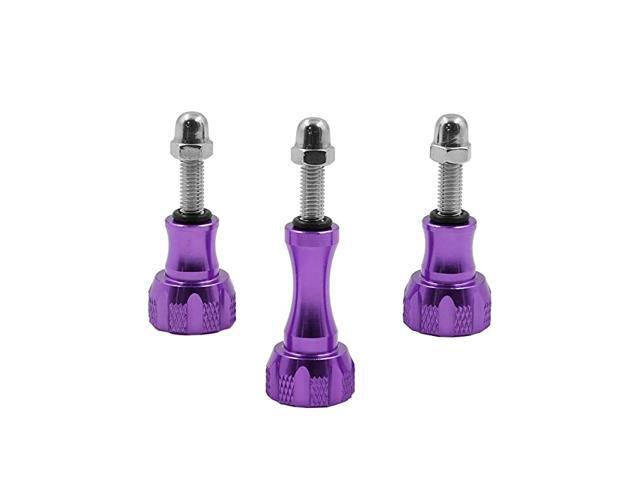 3 Pcs Aluminum Alloy Thumbscrews for GoPro Hero 2018 GoPro Fusion GoPro Hero 87654321 and DJI Osmo Action 8 Colors Very Durable Standard Camera