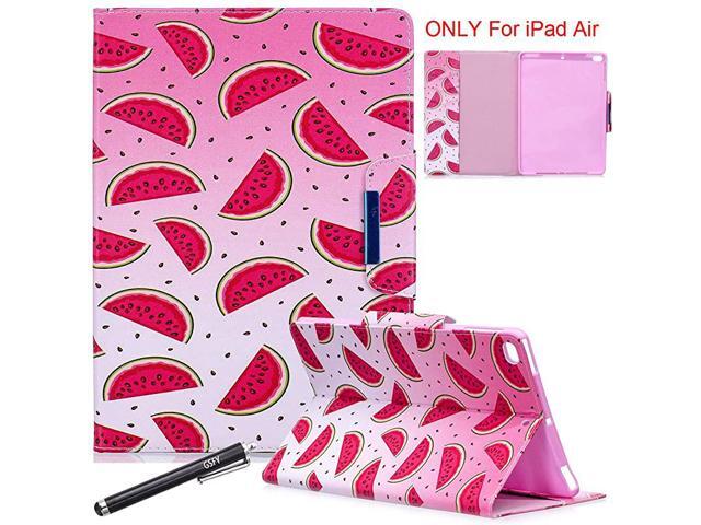 iPad Air case iPad Air 2 case PU Leather Magnetic Closure Flip Stand Case with Credit Card Pocket Auto SleepWake for Apple iPad Air iPad Air 2