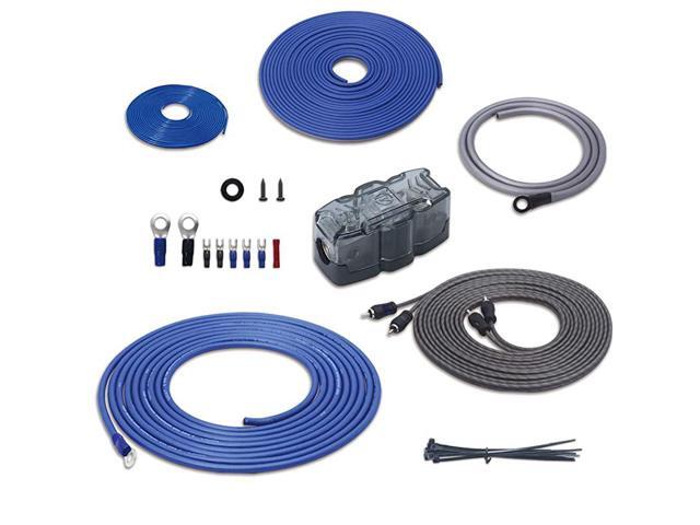 True 8 Gauge Complete CCA Amplifier Wiring Kits with OFC RCA Cable