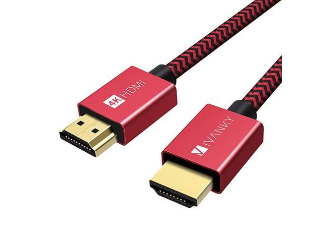 4K HDMI Cable 66 ft High Speed 18Gbps HDMI 20 Cable 4K HDR 3D 2160P 1080P Ethernet Braided HDMI Cord 32AWG Audio ReturnARC Compatible UHD TV