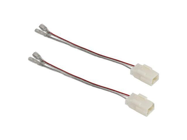 for 20022019 Jeep Chrysler Dodge Vehicles Aftermarket Front Rear Door Speaker Adapter Wire Harness Connector Plug 1 Pair