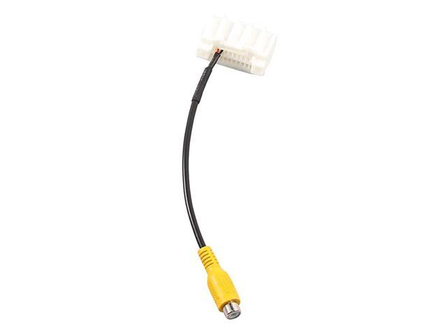Backup Camera Wire Harness to Factory Radio for 20072017Jeep 20082017 Dodge 20072016 Chrysler Reverse Rear View Camera Input Harness RCA to OEM