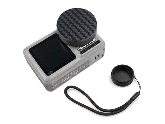 Lens Cap for DJI Osmo Action Camera 3D Printed Lens Protector Cover with Lanyard Protective Scratch Proof Camera Accessories