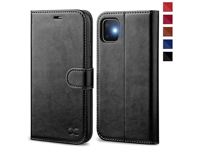 iPhone 11 Case iPhone 11 Wallet Case with Card Holder PU Leather Flip Case with Kickstand and Magnetic Closure TPU Shockproof Interior Protective