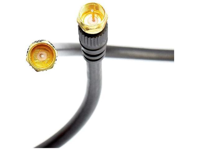 Commercial Electric 25 ft. RG6 Coaxial Cable in Black
