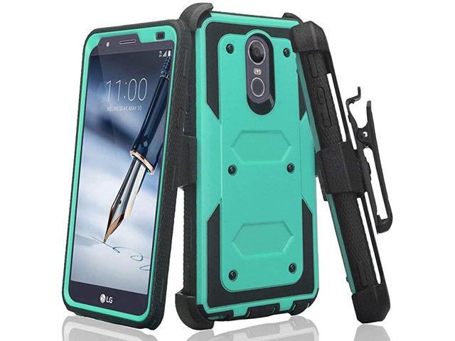 Case for LG Aristo 4 Plus +K30 2019Journey LTEEscape PlusArena 2Tribute RoyalPrime 2 Case Builtin Screen Protector Heavy Duty Holster Cover Belt