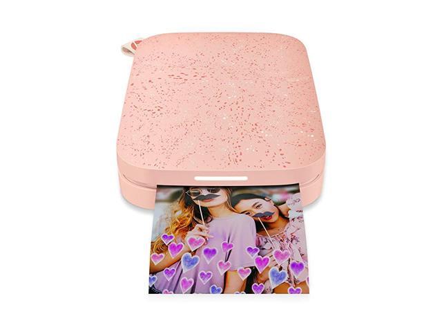 Sprocket Portable 2x3 Instant Photo Printer Blush Pink Print Pictures on Zink StickyBacked Paper from your iOS Android Device