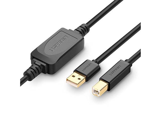 Printer Cable USB Active Repeater USB 20 A to B Male Printer Scanner Cable Compatible for PC Mac HP Canon Lexmark Epson Dell Xerox Samsung etc 30FT