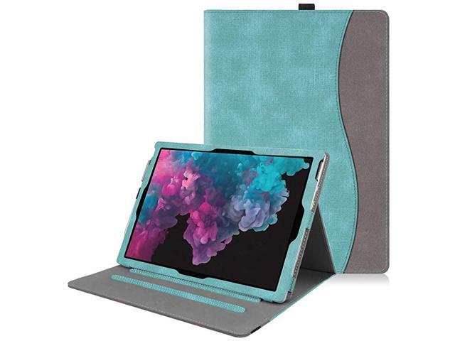 Case for Microsoft Surface Pro 7 Surface Pro 6 Surface Pro 5 Pro 4 3 Multiple Angle Viewing Folio Stand Cover with Card Pocket Compatible with Type