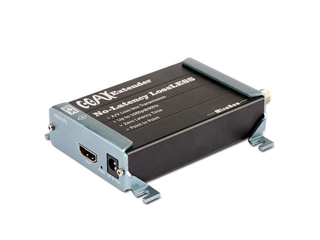 HDMI Coax Extender Receiver Over Single RG59RG6U Coaxial Cable with F Type Coaxial ConnectorsHSV375RX