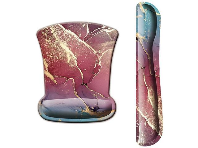 Upgraded Ergonomic Keyboard Wrist Rest and Mouse Wrist Rest Pad Set Cute Cactus Wrist Pad with NonSlip Base for Computer Laptop Gaming Working Easy