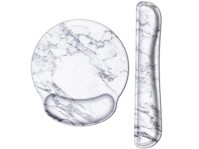 Keyboard Wrist Rest and Ergonomic Mouse Pad Wrist Support Set with NonSlip Backing Memory FormFilled EasyTyping and Pain Relief for Gaming Office