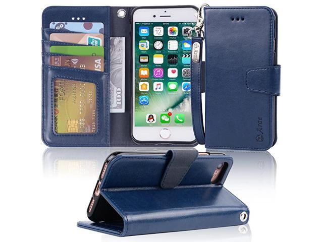 Case for iPhone 7 iPhone 8 iPhone SE 2020 Premium PU leather wallet Case with Kickstand and Flip Cover for iPhone 7 iPhone 8 iPhone SE 2nd