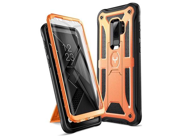 Designed for Galaxy S9 Plus Case Heavy Duty Protection Kickstand with Builtin Screen Protector Shockproof Case Cover for Samsung Galaxy S9 Plus 62