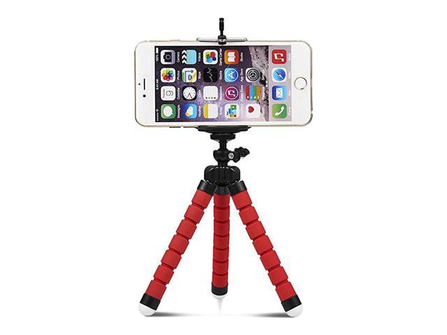 Flexible Tripod Mini Universal Octopus Leg Style Portable and Adjustable Tripod Stand with Clip Bracket Mount Holder for Mobile Phone Cellphone