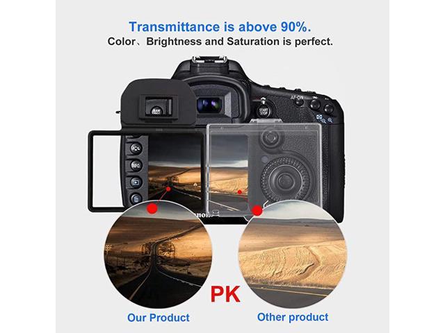 Canon 7D II Screen ProtectorProfessional Optical Camera Tempered Glass LCD Screen Protector for Canon 7D Mark II 7D2