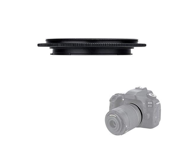 Macro Lens Reverse Ring Adapter for Canon EOS Rebel T6 T7 T5 SL3 SL2 T8i T7i T6i T6s T5i 2000D 4000D 90D 80D 70D with EFS 1855mm Kit Lens More