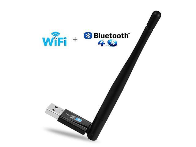 Wireless WiFi Bluetooth Adapter USB WiFi Network Adapter 150mbps Bluetooth Transmitter Dongle for DesktopLaptopPC
